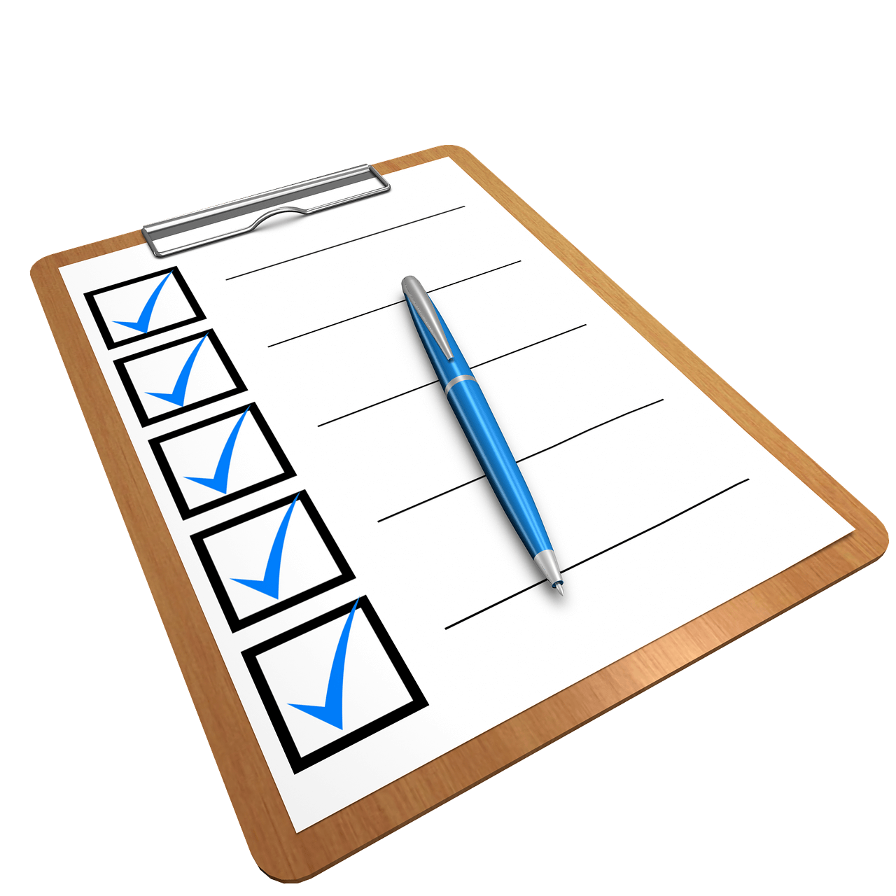 checklist, clipboard, questionnaire-1622517.jpg